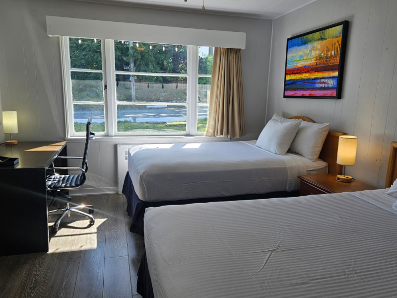 Pet-friendly two-bedroom family suite in East Vancouver motel