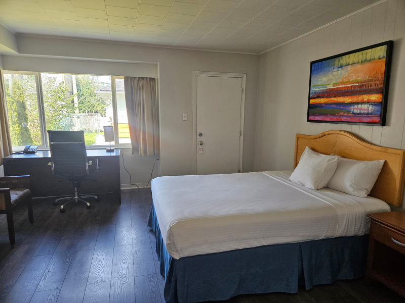 Room with kitchenette at 2400 Motel for affordable long stays