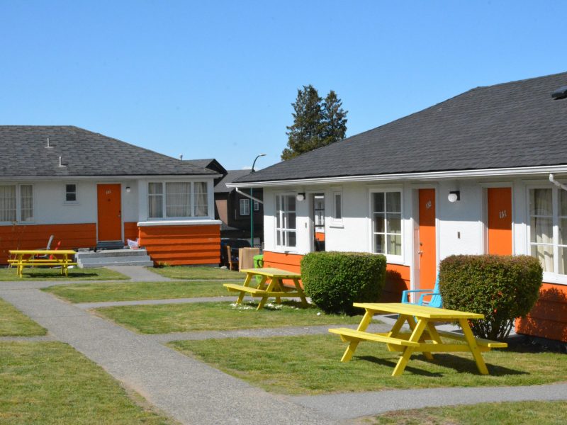 Pet-friendly two-bedroom family suite in East Vancouver motel